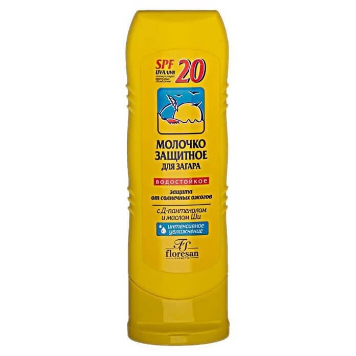 Floresan Молочко защитное для загара SPF 20
