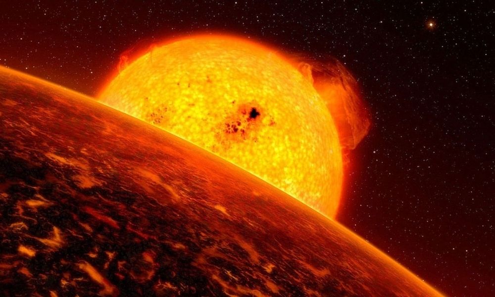 Каменный дождь на экзопланете COROT-7b