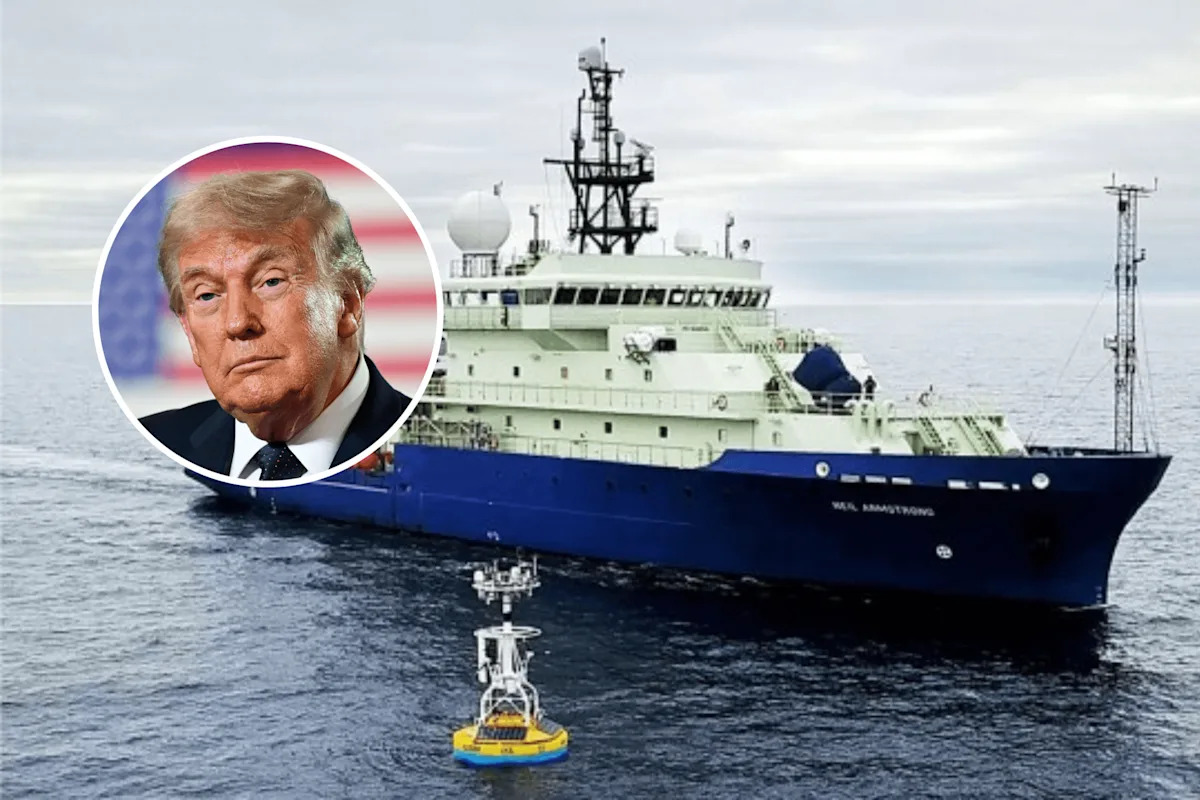 Администрация Трампа отменила финансирование системы мониторинга океана в размере 368 миллионов долларов.