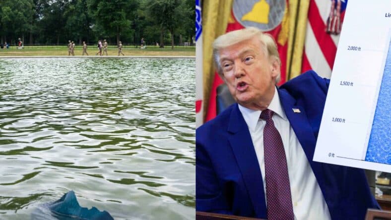 Драма вокруг пруда Трампа принимает печальный оборот: на фоне растущего внимания к реконструкции стоимостью 14 миллионов долларов всплывает мертвый утенок.