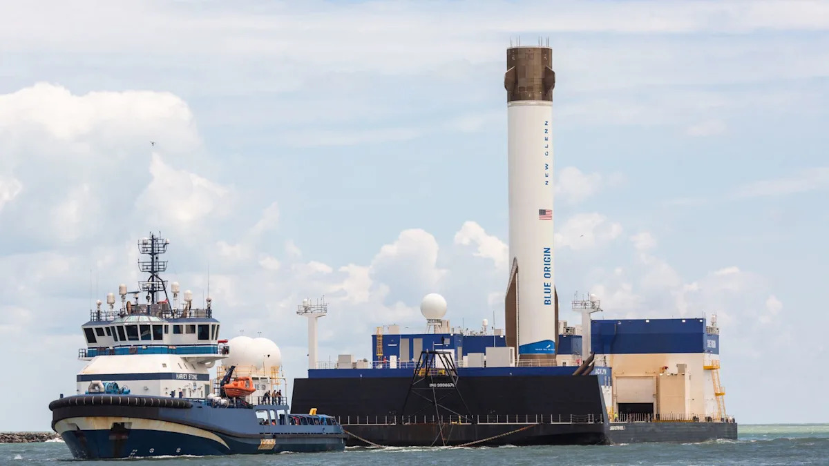 Новая ракета Glenn производства Blue Origin, разработанная Джеффом Безосом, взорвалась во время испытаний.