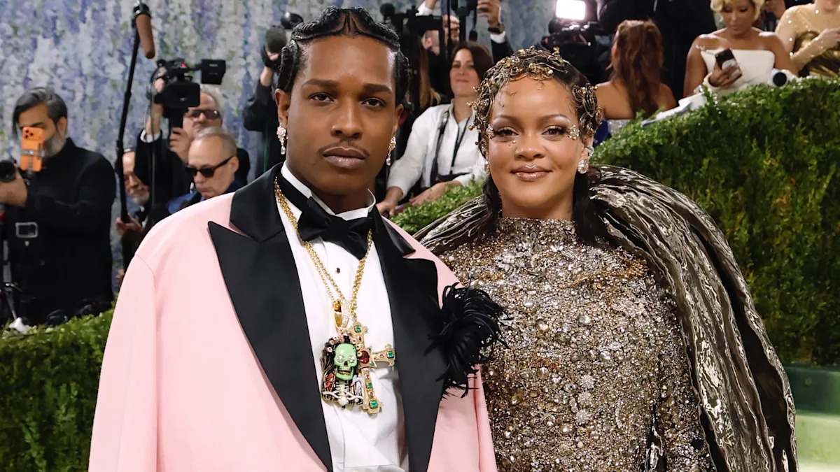 Рианна приехала поддержать ASAP Rocky на открытии мирового турне.