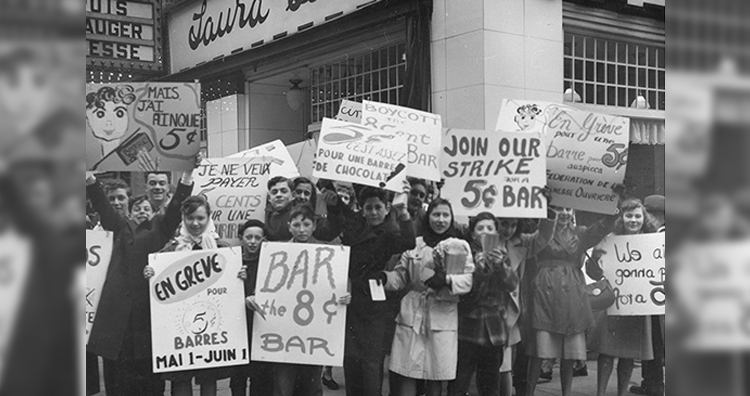 La grève des barres chocolatées