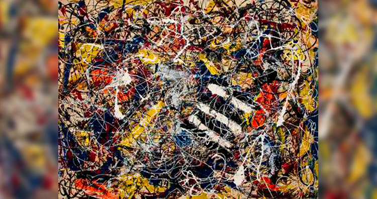 Número 17A, de Jackson Pollock Número 17A de Jackson Pollock