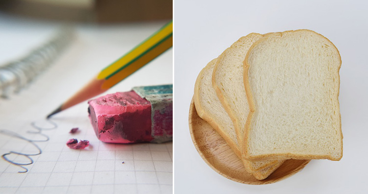 Bread eraser Bread eraser