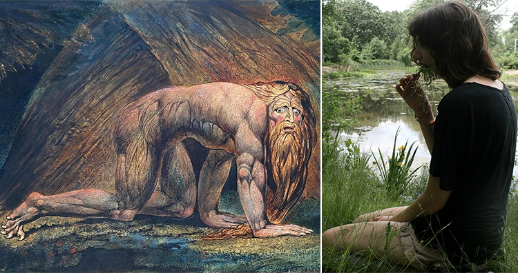 Le roi Nabuchodonosor, boanthrope Le roi Nabuchodonosor, personnage boanthrope