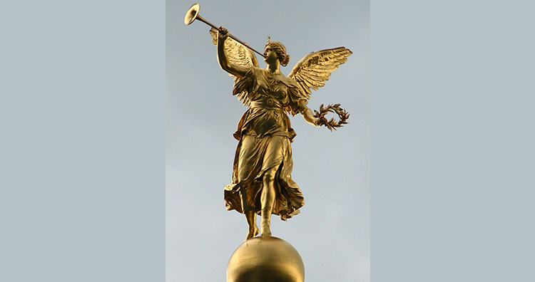 Sculpture of Pheme or Fama