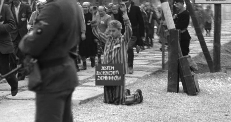 Una escena de La lista de Schindler